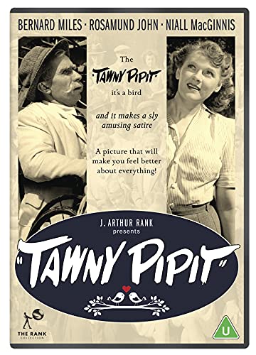 DVD cover for "Tawny Pipit" with two black-and-white photos and beige background.