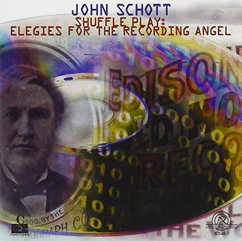 Album cover featuring a CD with a man's portrait and binary code overlay.
