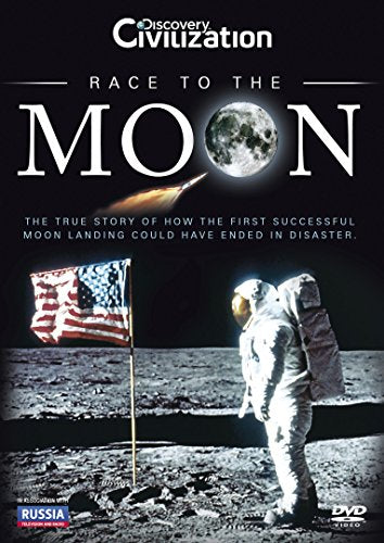 DVD cover featuring an astronaut on the moon with an American flag.