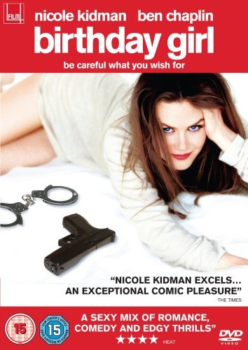 DVD cover for "Birthday Girl" featuring Nicole Kidman and suggestive imagery.