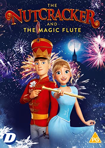 DVD cover for "The Nutcracker & Magic Flute" featuring animated characters.