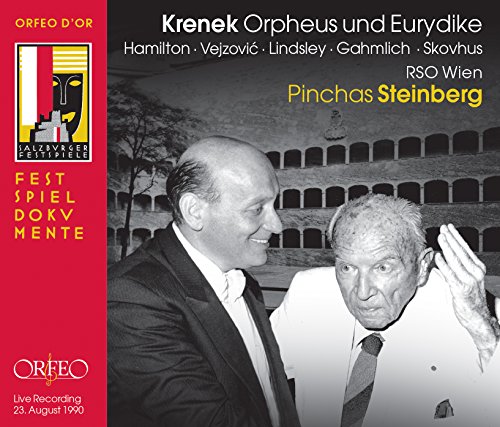 CD cover featuring two men in suits, Steinberg and Hamilton, gesturing.