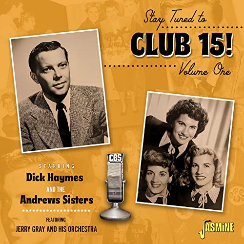 CD cover featuring portraits of Dick Haymes and The Andrews Sisters.
