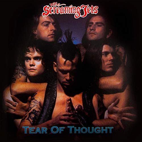 Album cover for The Screaming Jets’ “Tear Of Thought,” featuring four men.