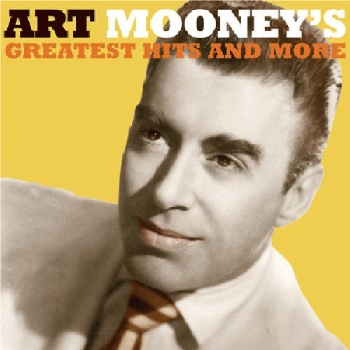 "CD cover with a black and white portrait of Art Mooney on a yellow background."