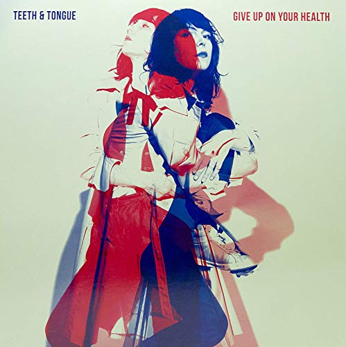 Album cover with multiple exposures of a woman, red and blue tinted.