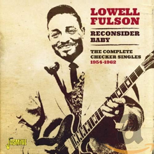 CD cover featuring Lowell Fulson smiling with a guitar, text details included.