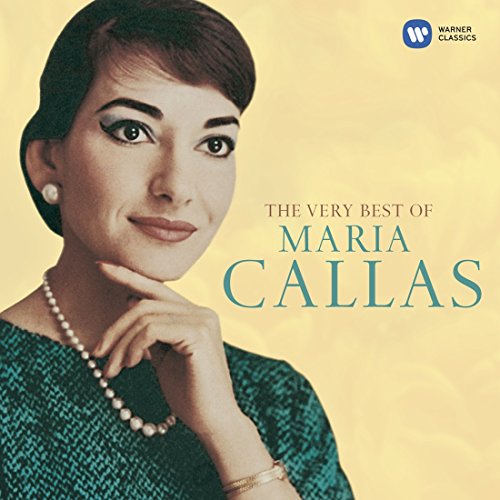 CD cover of Maria Callas, a portrait of the opera singer.