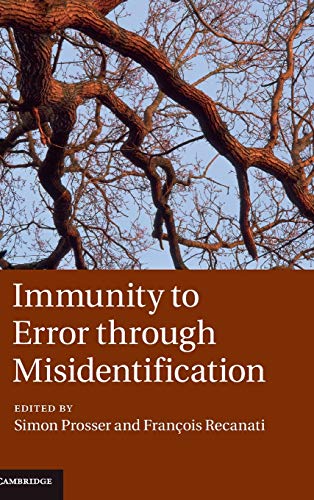 Immunity to Error through Misidentification: New Essays