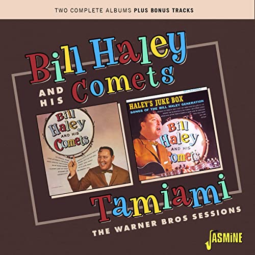 CD cover featuring Bill Haley and His Comets with two vintage album art inserts.