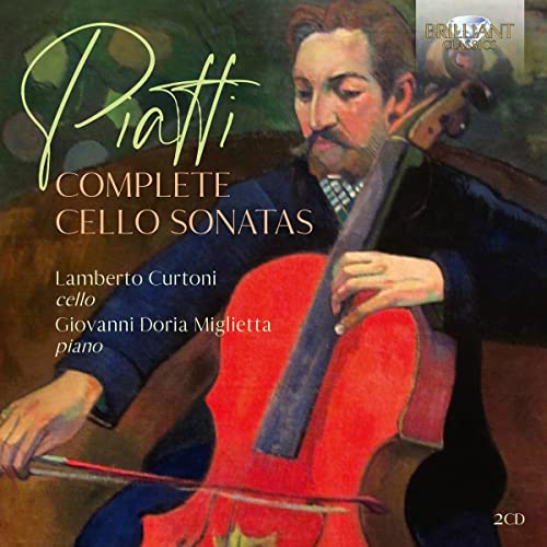 CD cover featuring a portrait of a cellist playing his instrument.