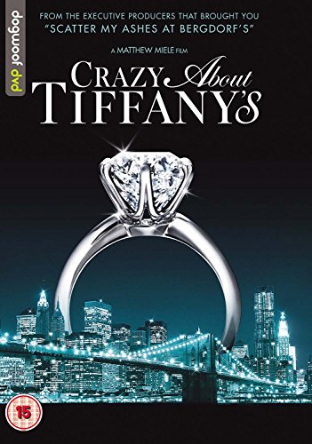 DVD cover for "Crazy About Tiffany's" featuring a diamond ring and a cityscape at night.