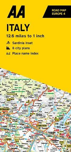 Road Map Europe: Italy 4: 6 (AA Road Map Europe)