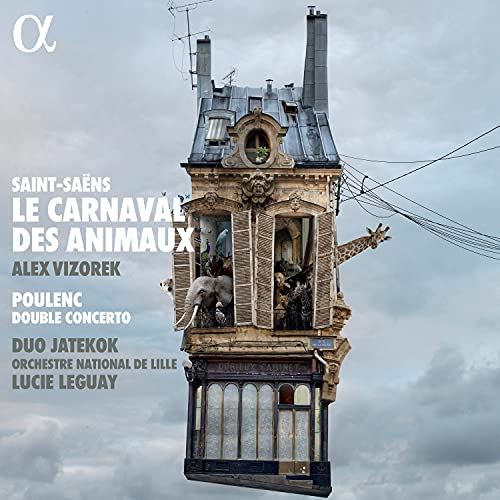 CD cover: ornate rooftop with animal figures, stormy sky backdrop.