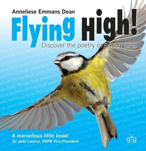 "Book cover featuring a yellow and white bird in flight against a blue background."