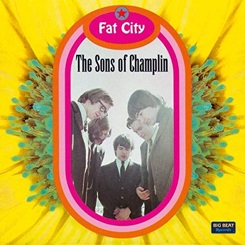 CD cover for “Fat City” by The Sons of Champlin, four men pictured.