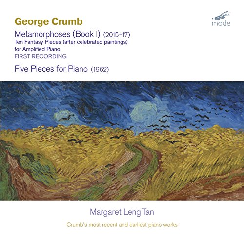 CD cover featuring Van Gogh's “Wheatfield with Crows” and pianist Margaret Leng Tan.