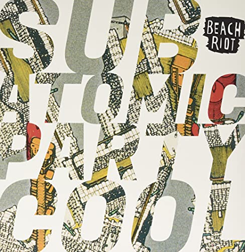 Album cover for Beach Riotās āSub Atomic Party Coolā with abstract design.