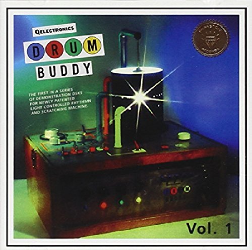 "CD cover featuring a futuristic machine with flashing lights and a cylindrical component."