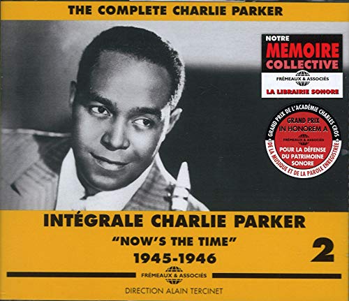 Charlie Parker CD cover featuring a black and white portrait of the musician.