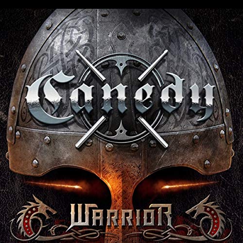 CD cover featuring a shield with crossed swords and the text “Canedy Warrior”.