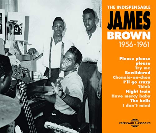 James Brown album cover, 1956-1961, featuring a black and white photo.