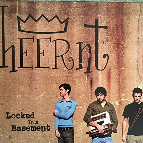 CD cover for Heernt’s “Locked in a Basement” featuring three men.