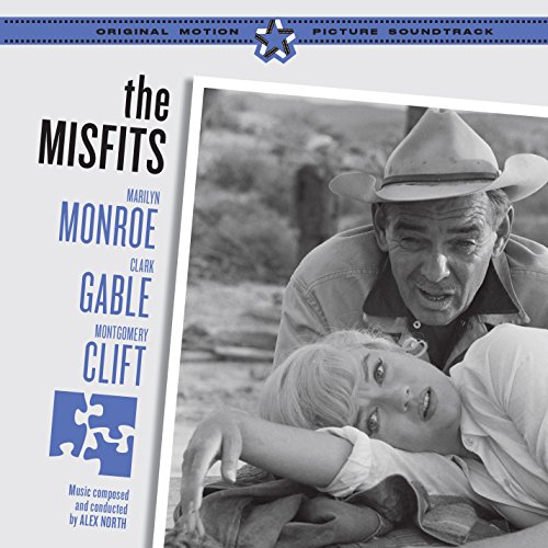 "CD cover with black and white image of man and woman, 'The Misfits' title."