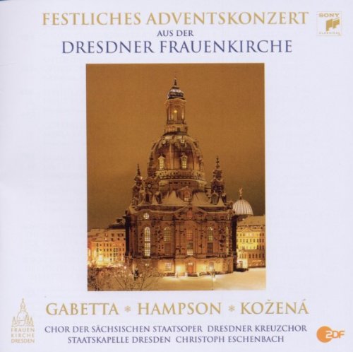 CD cover featuring the illuminated Dresden Frauenkirche at dusk.