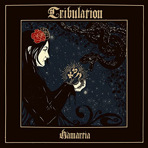 CD cover art: woman with snake and flower, dark and ornate style.