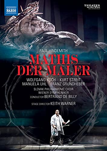 DVD cover for Hindemith’s “Mathis der Maler” opera, featuring a sculpted figure.