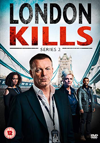 DVD cover for "London Kills - Series 2" featuring four characters and Tower Bridge.