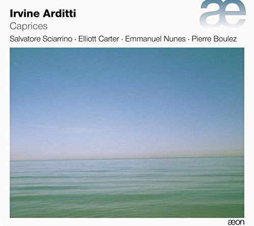 "CD cover with serene ocean landscape and white border, featuring artist and composer names."