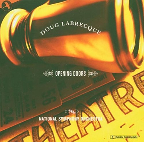 CD cover for "Opening Doors" featuring a golden key and theatre imagery.