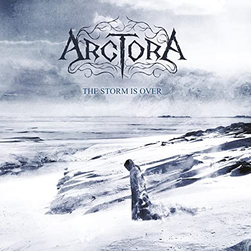 CD cover for Arctora’s “The Storm is Over” with a wintry landscape.