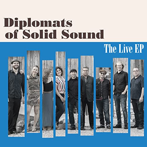 CD cover for Diplomats of Solid Soundās āThe Live EPā featuring band photo.