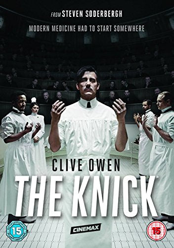 DVD cover for "The Knick" featuring Clive Owen in a white medical coat.