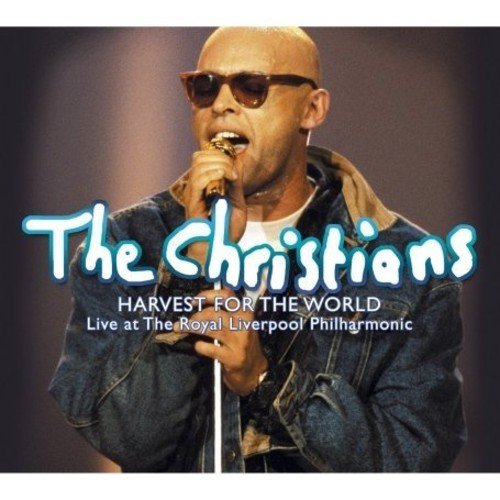 Album cover featuring a man singing into a microphone with text overlay.
