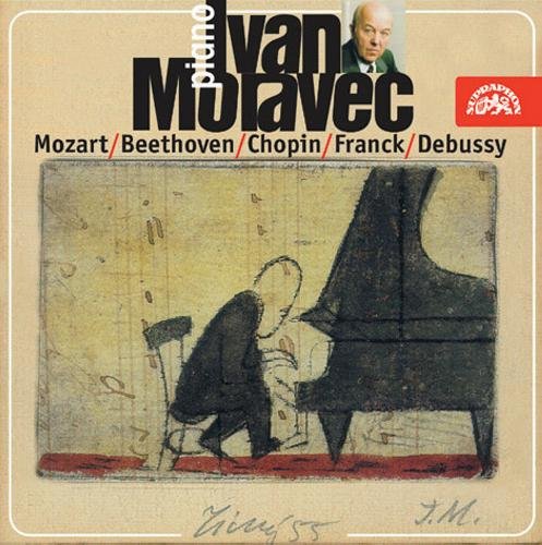 The image shows a CD cover with "BACH" in large purple letters.