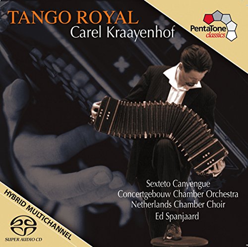 CD cover featuring a man playing accordion, with text and logos on beige background.