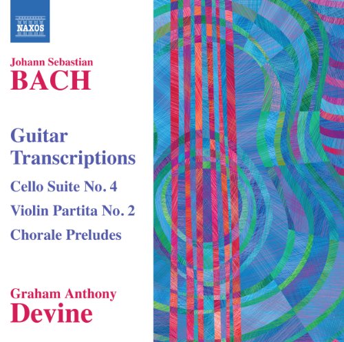 CD cover for Bach guitar transcriptions by Graham Anthony Devine.