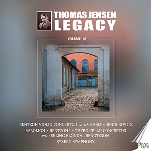 CD cover for “The Thomas Jensen Legacy, Vol. 10” featuring a building.
