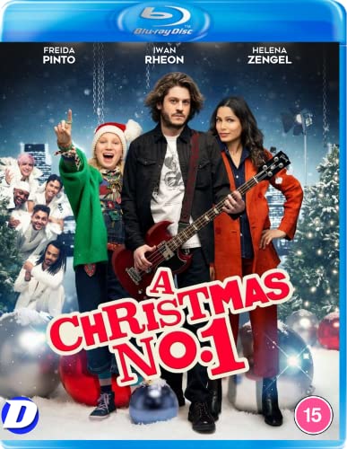 Blu-ray cover for "A Christmas Number One" featuring a cast with musical instruments.