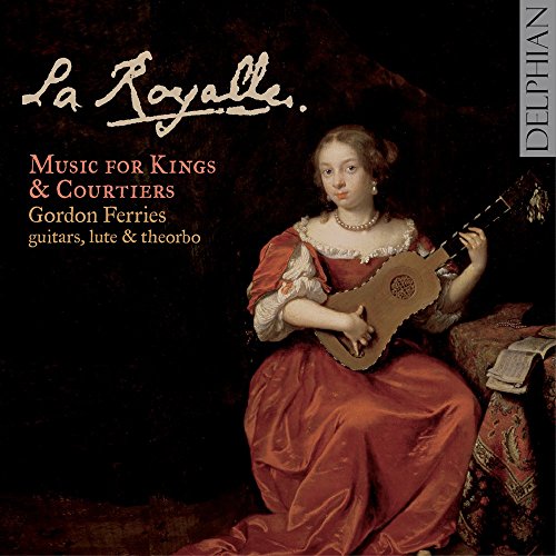 "CD cover featuring a woman in 17th-century dress playing a lute."