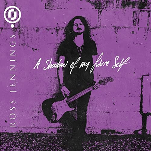 Album cover with a man holding a guitar against a purple-toned concrete wall.