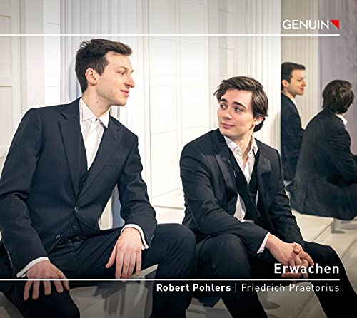 CD cover featuring two men in suits, with mirrored reflections.