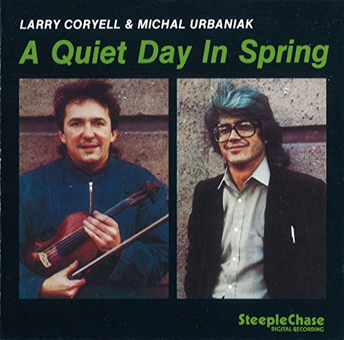CD cover featuring portraits of Larry Coryell and Michal Urbaniak.