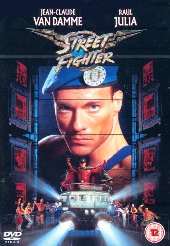Street Fighter DVD cover featuring Jean-Claude Van Damme and Raul Julia.