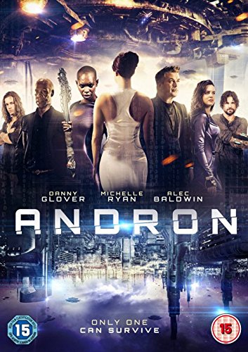 "Sci-fi DVD cover featuring a group of people standing in a futuristic setting."