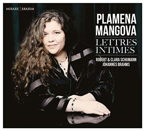 CD cover featuring Plamena Mangova, a woman with curly brown hair.